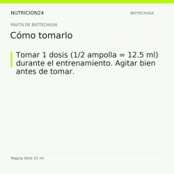 Magna Shot 25 ml - Cómo tomarlo | Nutricion24