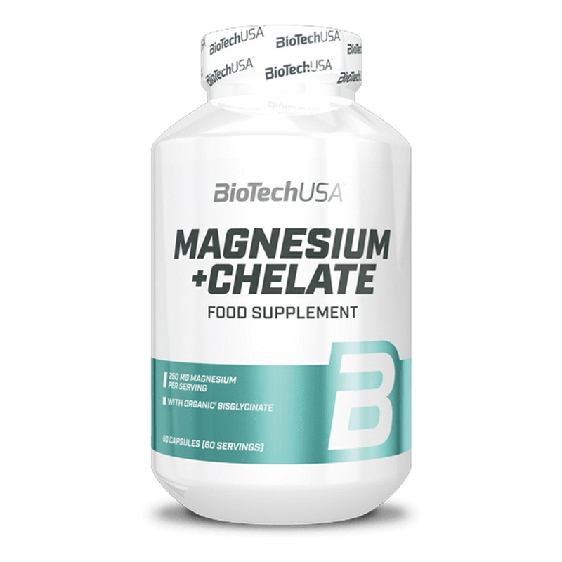Magnesium + Chelate 60 cápsulas - imagen oficial BioTechUSA
