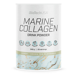 Marine Collagen bebida en polvo 240 g - té verde - limón - imagen oficial BioTechUSA