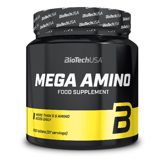 Mega Amino 300 tabletas - imagen oficial BioTechUSA