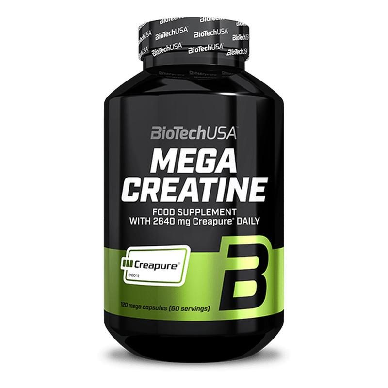 Mega Creatine - 120 megacápsulas - imagen oficial BioTechUSA