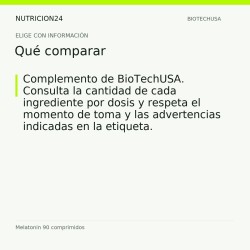 Melatonin 90 comprimidos - Qué comparar | Nutricion24