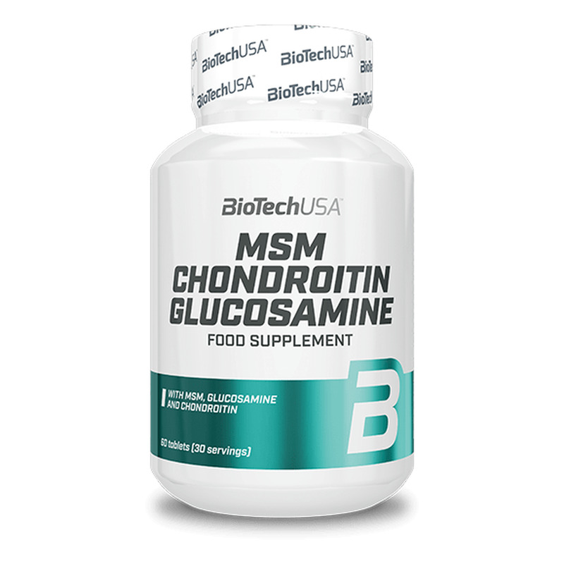 MSM Chondroitin Glucosamine 60 tabletas - imagen oficial BioTechUSA