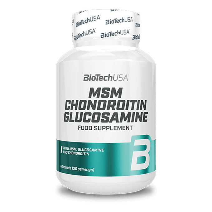 MSM Chondroitin Glucosamine 60 tabletas - imagen oficial BioTechUSA
