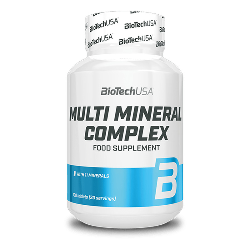 Multi Mineral Complex 100 tabletas - imagen oficial BioTechUSA