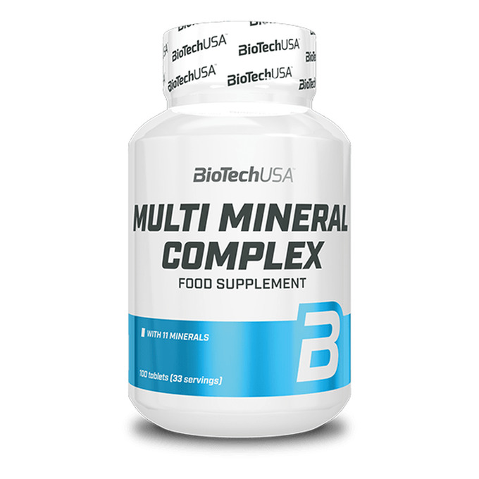 Multi Mineral Complex 100 tabletas - imagen oficial BioTechUSA