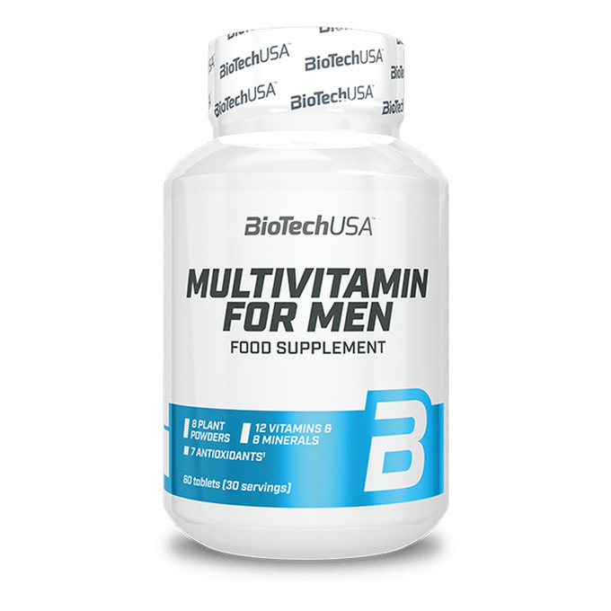 Suplemento dietético Multivitamin For Men 60 comprimidos - imagen oficial BioTechUSA