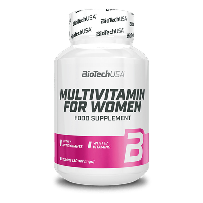 Multivitamin For Women 60 comprimidos - imagen oficial BioTechUSA