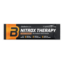 Nitrox Therapy bebida en polvo 17 g - melocotón - imagen oficial BioTechUSA