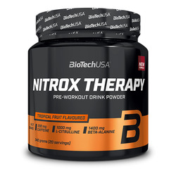 Nitrox Therapy bebida en polvo 340 g - frutas tropicales - imagen oficial BioTechUSA