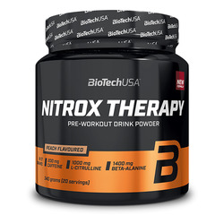 Nitrox Therapy bebida en polvo 340 g - melocotón - imagen oficial BioTechUSA