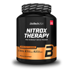 Nitrox Therapy bebida en polvo 680 g - frutas tropicales - imagen oficial BioTechUSA