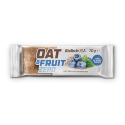 Oat&Fruit Zero, barra de avena 70 g - imagen oficial BioTechUSA