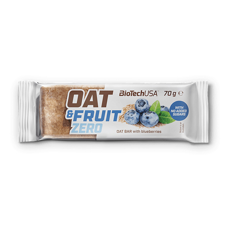 Oat&Fruit Zero, barra de avena 70 g - imagen oficial BioTechUSA