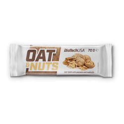 Oat & Nuts 70 g - pacanas y nueces - imagen oficial BioTechUSA