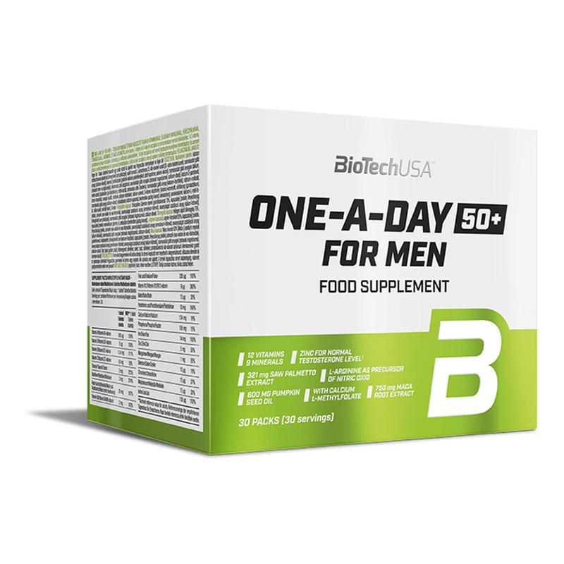 One-A-Day 50+ For Men 30 sobres - imagen oficial BioTechUSA