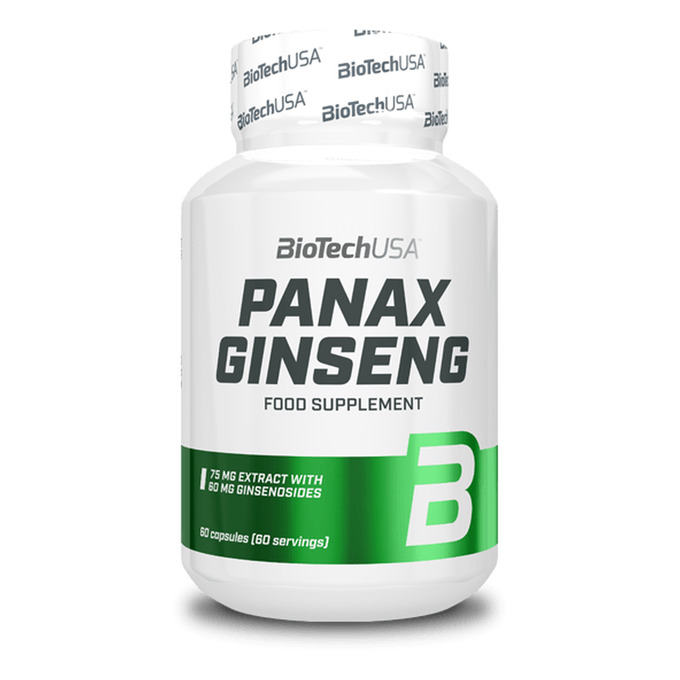 Panax Ginseng 60 cápsulas - imagen oficial BioTechUSA