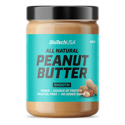 Peanut Butter mantequilla de cacahuete 400 g - Smooth (cremoso) - imagen oficial BioTechUSA
