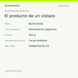 Protein Cream 200 g - El producto de un vistazo | Nutricion24