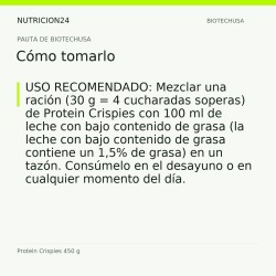 Protein Crispies 450 g - Cómo tomarlo | Nutricion24
