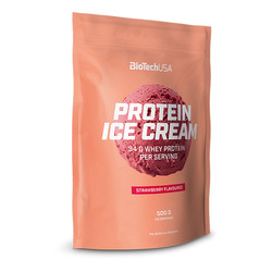 Protein Ice Cream 500 g - fresa - imagen oficial BioTechUSA