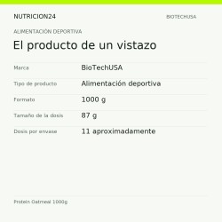Protein Oatmeal 1000g - El producto de un vistazo | Nutricion24