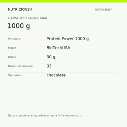 Protein Power 1000 g - 1000 g | Nutricion24