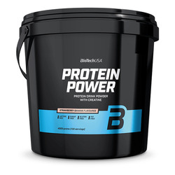 Protein Power 4000 g - fresa-plátano - imagen oficial BioTechUSA