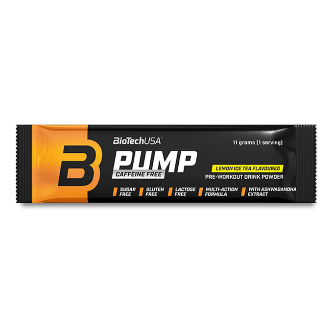 Bebida en polvo Pump Caffeine Free 11 g - imagen oficial BioTechUSA