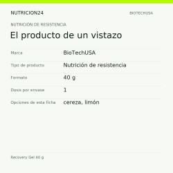 Recovery Gel 40 g - El producto de un vistazo | Nutricion24