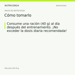 Recovery Gel 40 g - Cómo tomarlo | Nutricion24