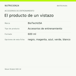 Wave Shaker 600 ml - El producto de un vistazo | Nutricion24