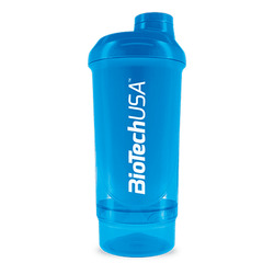 BioTechUSA Wave+ Compact shaker 500+150 ml - azul - imagen oficial BioTechUSA