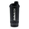 BioTechUSA Wave+ Compact shaker 500+150 ml - negro humado - imagen oficial BioTechUSA
