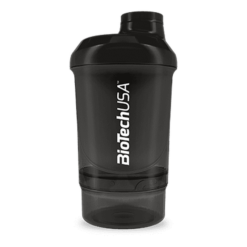 BioTechUSA Wave+ Nano 300 ml (+150 ml) - negro ahumado - imagen oficial BioTechUSA