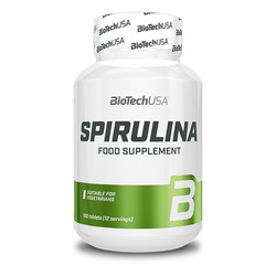 Spirulina 100 tabletas - imagen oficial BioTechUSA
