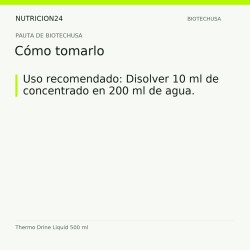 Thermo Drine Liquid 500 ml - Cómo tomarlo | Nutricion24