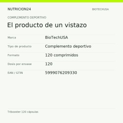 Tribooster 120 cápsulas - El producto de un vistazo | Nutricion24