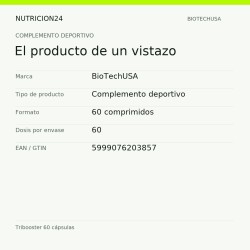 Tribooster 60 cápsulas - El producto de un vistazo | Nutricion24
