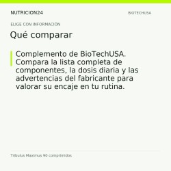 Tribulus Maximus 90 comprimidos - Qué comparar | Nutricion24