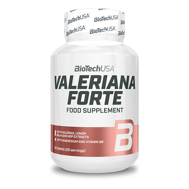 Valeriana Forte 60 comprimidos - imagen oficial BioTechUSA