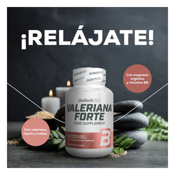 Valeriana Forte 60 comprimidos - imagen oficial BioTechUSA