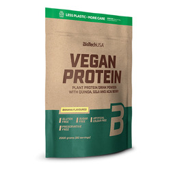 Vegan Protein bebida de proteína en polvo 2000 g - plátano - imagen oficial BioTechUSA