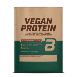 Vegan Protein bebida de proteína en polvo 25 g - chocolate-canela - imagen oficial BioTechUSA