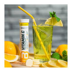 Pastilla efervescente de vitamina C 20 comprimidos - imagen oficial BioTechUSA