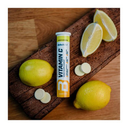 Pastilla efervescente de vitamina C 20 comprimidos - imagen oficial BioTechUSA