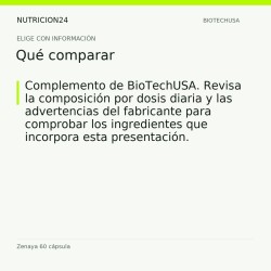 Zenaya 60 cápsula - Qué comparar | Nutricion24