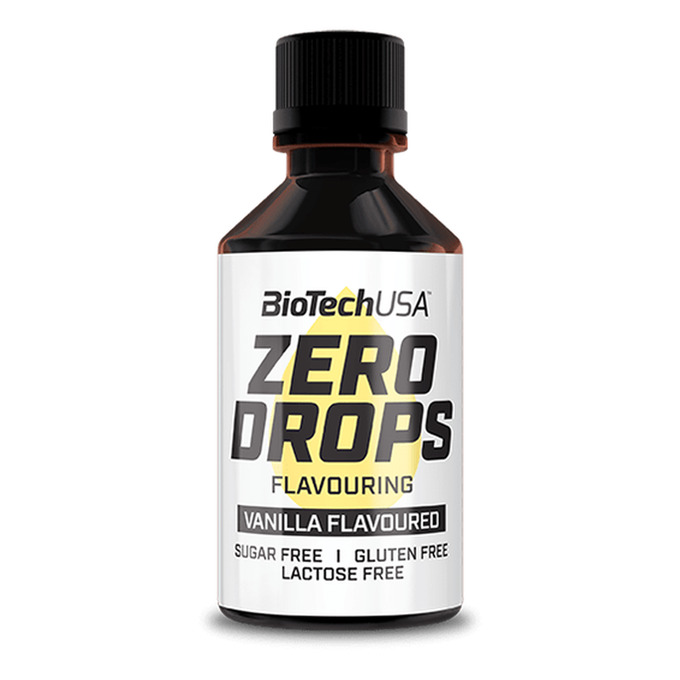 Zero Drops saborizante en gotas 50 ml - vainilla - imagen oficial BioTechUSA