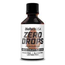 Zero Drops saborizante en gotas 50 ml - chocolate negro - imagen oficial BioTechUSA