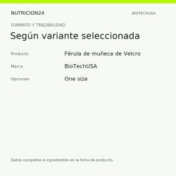Férula de muñeca de Velcro - Según variante seleccionada | Nutricion24